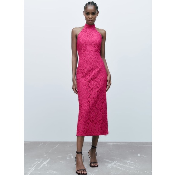 Zara Woman Lace Dress - Picture 3 of 5